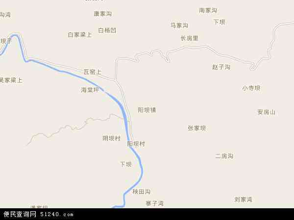 阳坝镇地图 - 阳坝镇电子地图 - 阳坝镇高清地图 - 2024年阳坝镇地图