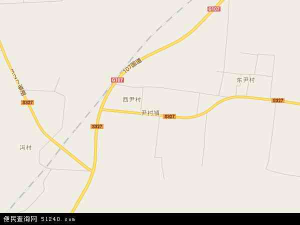 尹村镇地图 - 尹村镇电子地图 - 尹村镇高清地图 - 2024年尹村镇地图