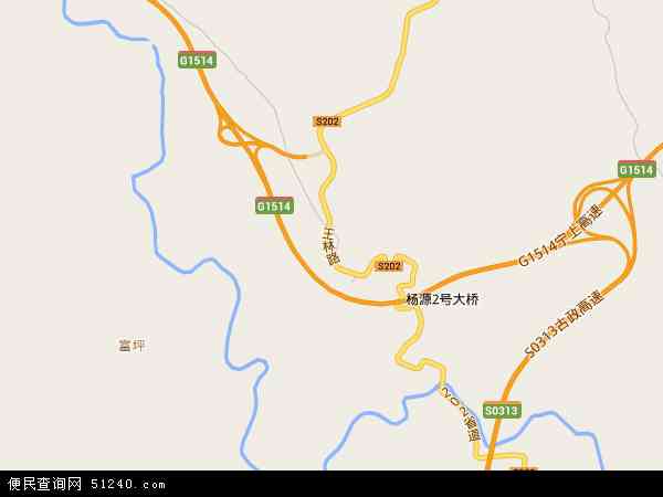 杨源乡地图 - 杨源乡电子地图 - 杨源乡高清地图 - 2024年杨源乡地图