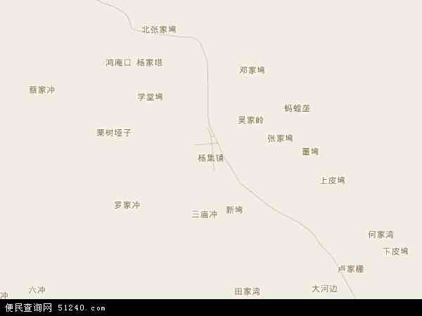 杨集镇地图 - 杨集镇电子地图 - 杨集镇高清地图 - 2024年杨集镇地图