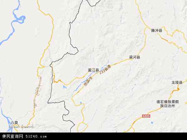 盈江县地图 - 盈江县电子地图 - 盈江县高清地图 - 2024年盈江县地图