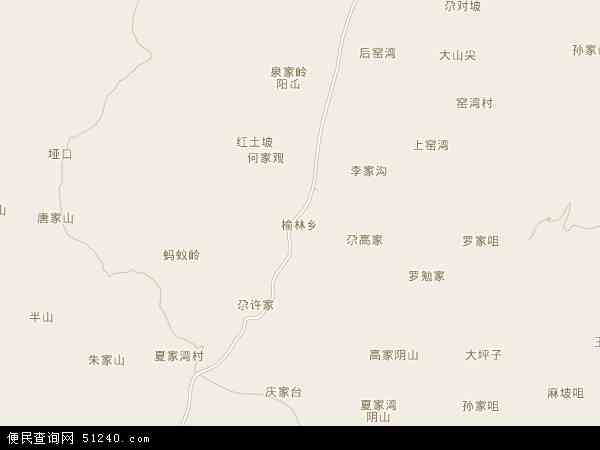 榆林乡地图 - 榆林乡电子地图 - 榆林乡高清地图 - 2024年榆林乡地图