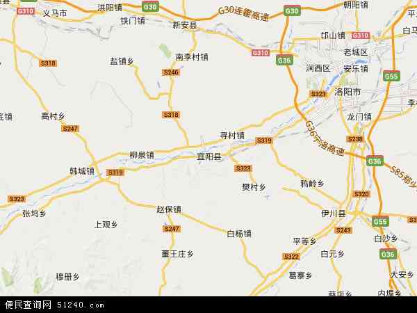 宜阳县地图 - 宜阳县电子地图 - 宜阳县高清地图 - 2024年宜阳县地图
