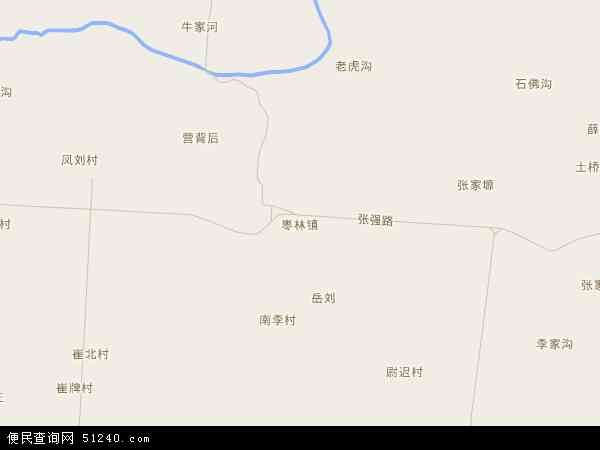 枣林镇地图 - 枣林镇电子地图 - 枣林镇高清地图 - 2024年枣林镇地图