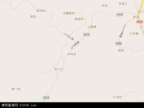中村乡地图 - 中村乡电子地图 - 中村乡高清地图 - 2024年中村乡地图