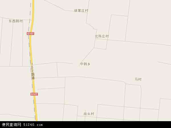 中韩乡地图 - 中韩乡电子地图 - 中韩乡高清地图 - 2024年中韩乡地图