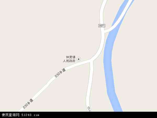 钟灵镇地图 - 钟灵镇电子地图 - 钟灵镇高清地图 - 2024年钟灵镇地图