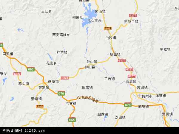 钟山县地图 - 钟山县电子地图 - 钟山县高清地图 - 2024年钟山县地图