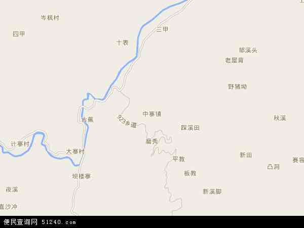 中寨镇地图 - 中寨镇电子地图 - 中寨镇高清地图 - 2024年中寨镇地图