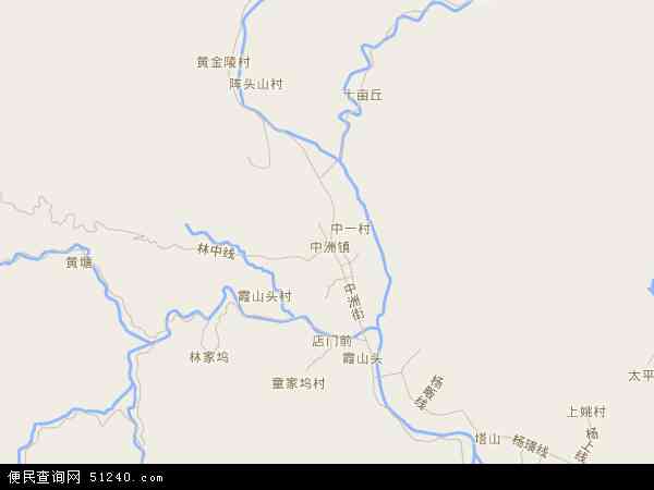 中洲镇地图 - 中洲镇电子地图 - 中洲镇高清地图 - 2024年中洲镇地图