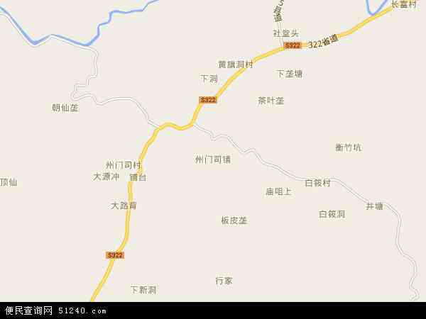 州门司镇地图 - 州门司镇电子地图 - 州门司镇高清地图 - 2024年州门司镇地图