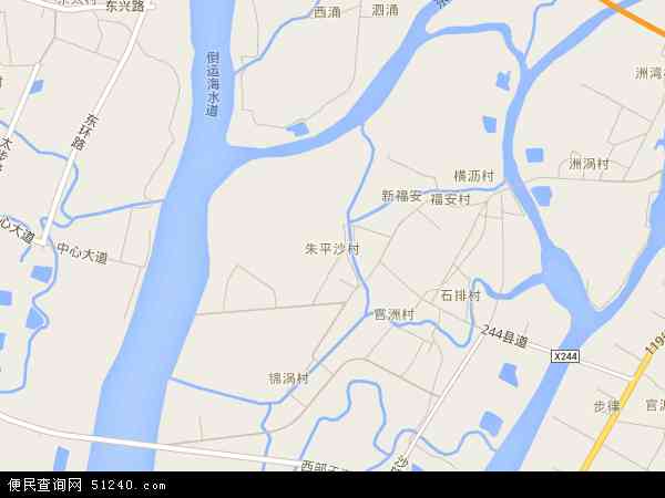 朱平沙村地图 - 朱平沙村电子地图 - 朱平沙村高清地图 - 2024年朱平沙村地图