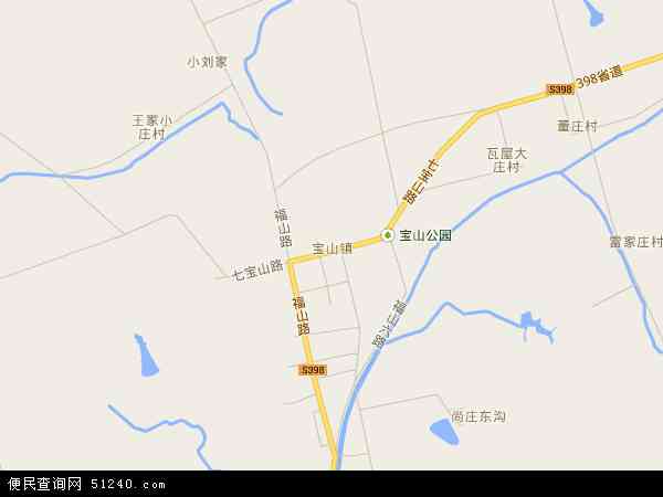 宝山镇地图 - 宝山镇电子地图 - 宝山镇高清地图 - 2024年宝山镇地图