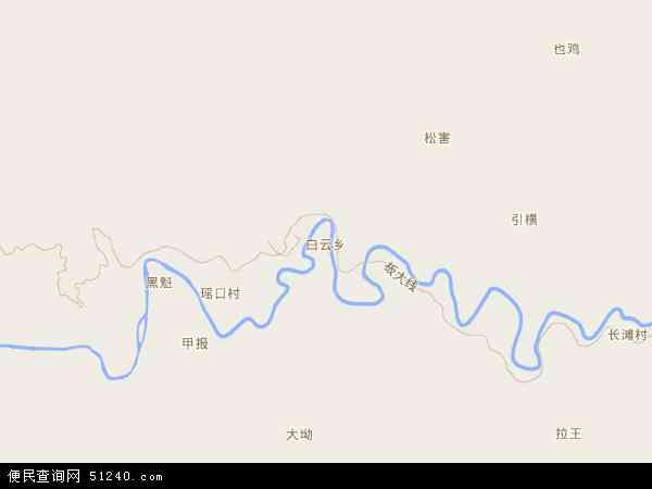 白云乡地图 - 白云乡电子地图 - 白云乡高清地图 - 2024年白云乡地图