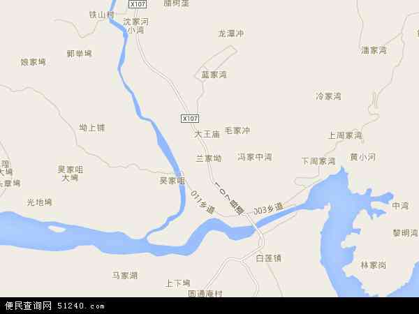白莲河乡地图 - 白莲河乡电子地图 - 白莲河乡高清地图 - 2024年白莲河乡地图