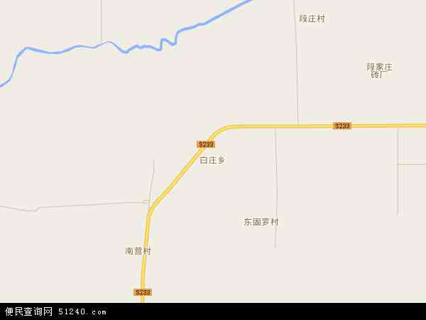白庄乡地图 - 白庄乡电子地图 - 白庄乡高清地图 - 2024年白庄乡地图