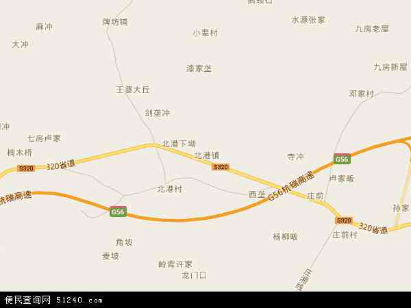 北港镇地图 - 北港镇电子地图 - 北港镇高清地图 - 2025年北港镇地图