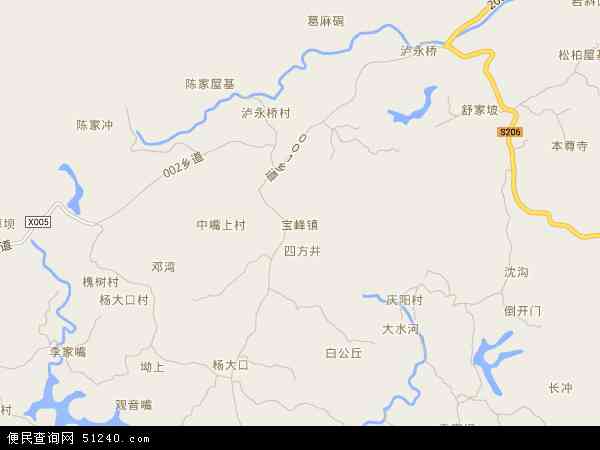 宝峰镇地图 - 宝峰镇电子地图 - 宝峰镇高清地图 - 2024年宝峰镇地图