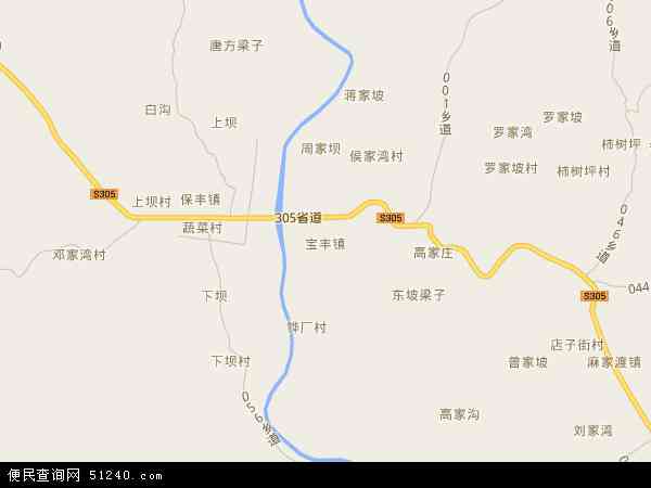 宝丰县及各乡镇地图图片