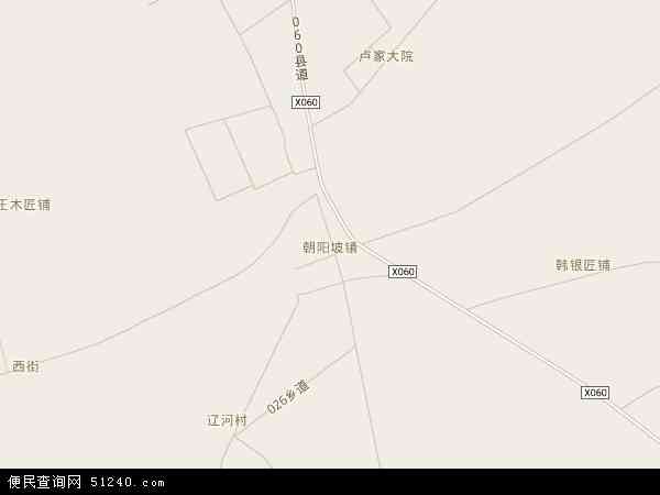 朝阳坡镇地图 - 朝阳坡镇电子地图 - 朝阳坡镇高清地图 - 2024年朝阳坡镇地图