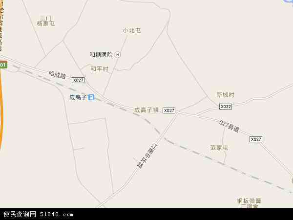 成高子镇地图 - 成高子镇电子地图 - 成高子镇高清地图 - 2024年成高子镇地图