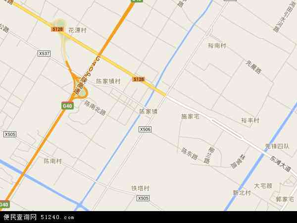 陈家镇地图 - 陈家镇电子地图 - 陈家镇高清地图 - 2024年陈家镇地图