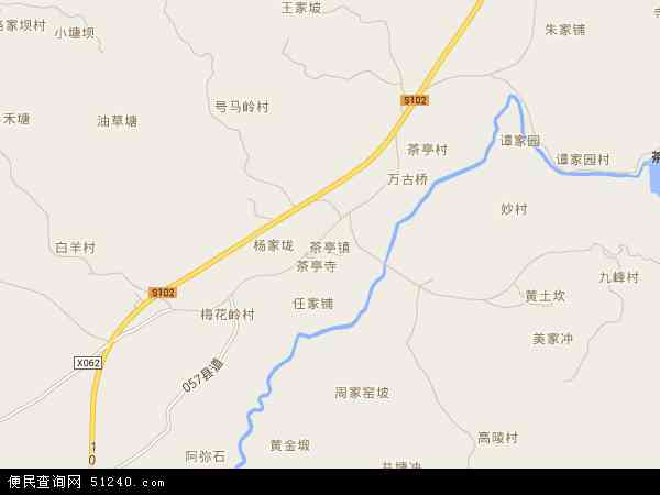 茶亭镇地图 - 茶亭镇电子地图 - 茶亭镇高清地图 - 2024年茶亭镇地图