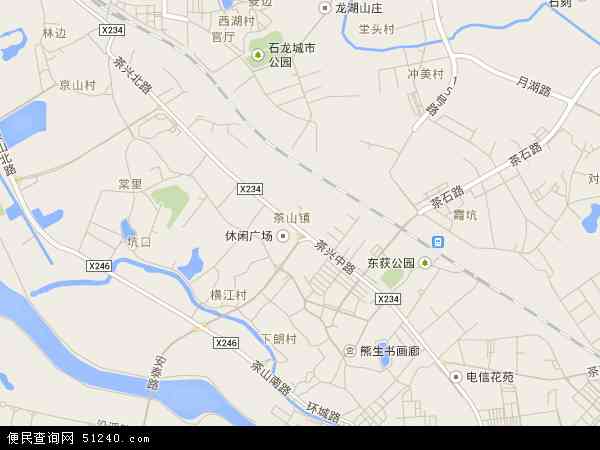 广东东莞茶山镇地图图片