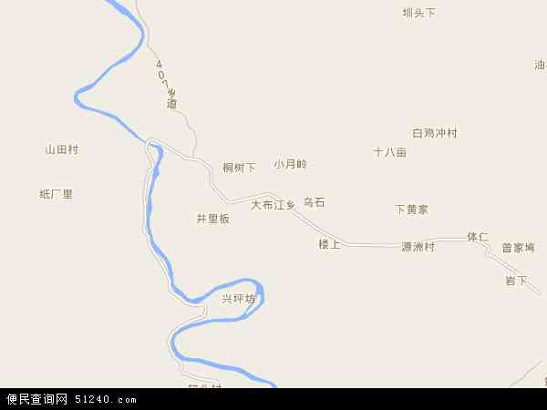 大布江乡地图 - 大布江乡电子地图 - 大布江乡高清地图 - 2024年大布江乡地图