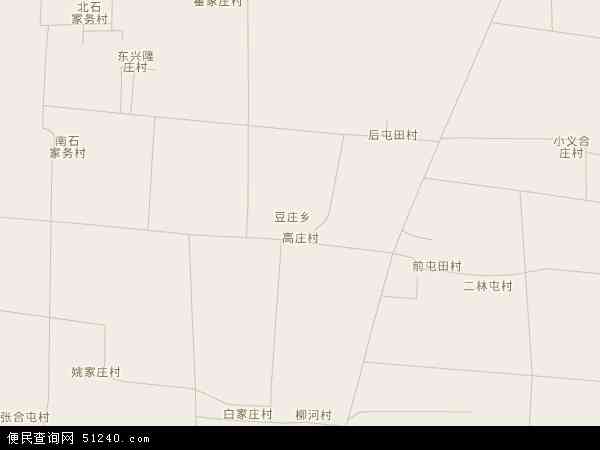 豆庄乡地图 - 豆庄乡电子地图 - 豆庄乡高清地图 - 2024年豆庄乡地图