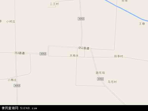 大杨乡地图 - 大杨乡电子地图 - 大杨乡高清地图 - 2024年大杨乡地图
