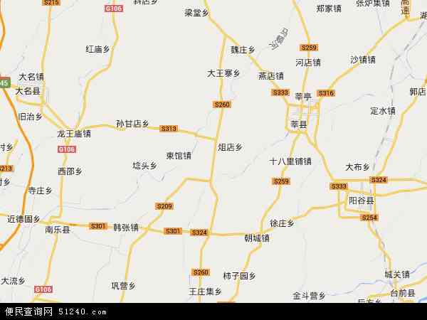 大王寨镇地图 