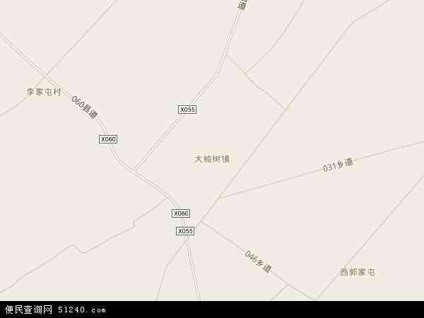 公主岭市大榆树镇地图图片