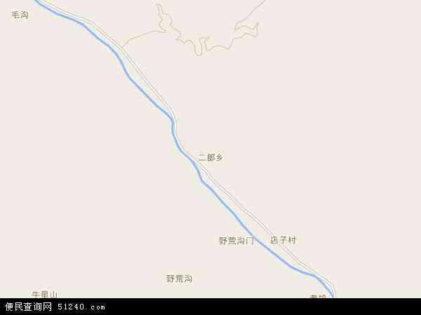 二郎乡地图 - 二郎乡电子地图 - 二郎乡高清地图 - 2024年二郎乡地图