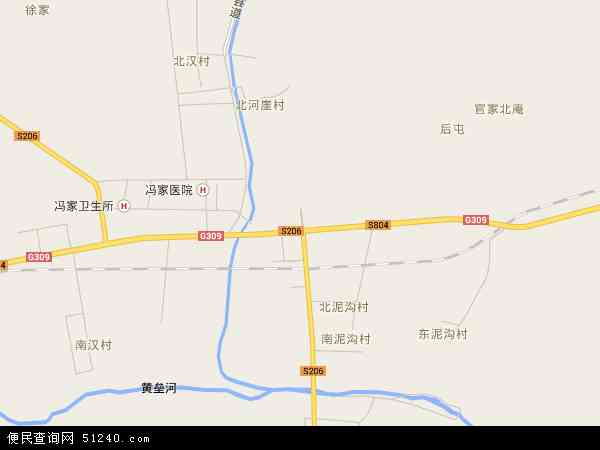 冯家镇地图 - 冯家镇电子地图 - 冯家镇高清地图 - 2024年冯家镇地图