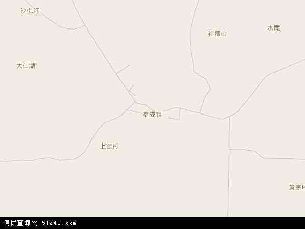 福成镇地图 - 福成镇电子地图 - 福成镇高清地图 - 2024年福成镇地图