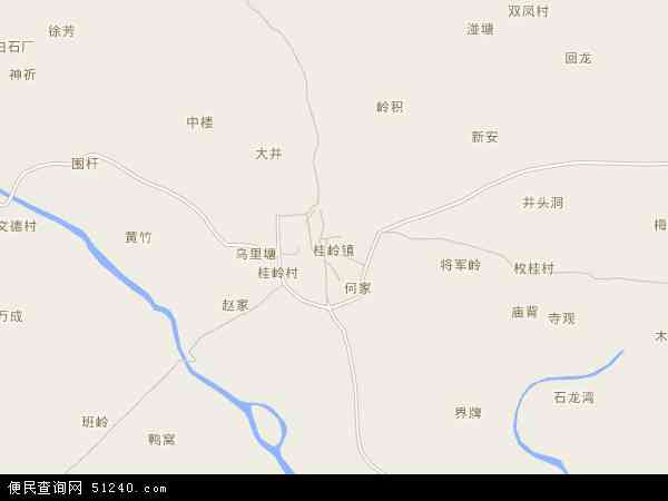 桂岭镇地图 - 桂岭镇电子地图 - 桂岭镇高清地图 - 2024年桂岭镇地图