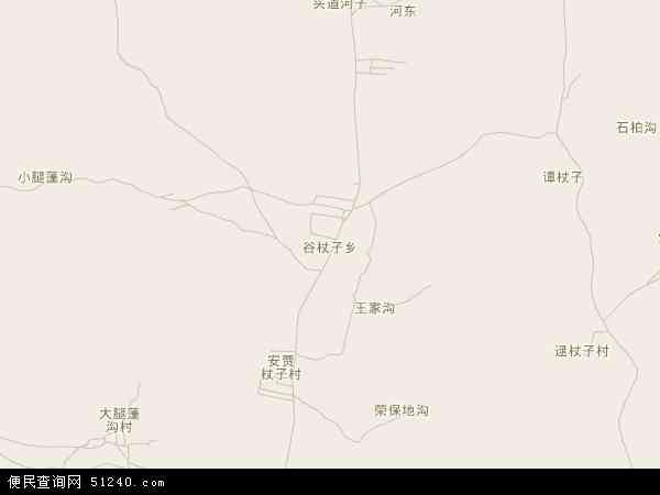 谷杖子乡地图 - 谷杖子乡电子地图 - 谷杖子乡高清地图 - 2024年谷杖子乡地图