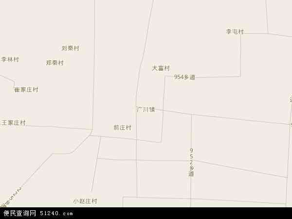 广川镇地图 - 广川镇电子地图 - 广川镇高清地图 - 2024年广川镇地图