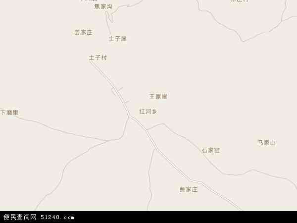 红河乡地图 - 红河乡电子地图 - 红河乡高清地图 - 2024年红河乡地图
