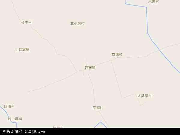 韩甸镇地图 - 韩甸镇电子地图 - 韩甸镇高清地图 - 2024年韩甸镇地图