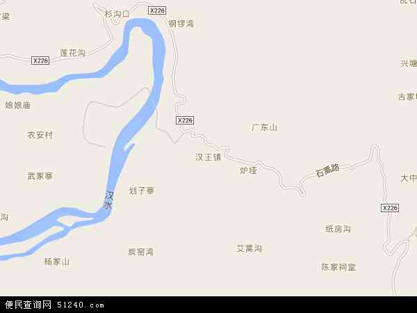 汉王镇地图 - 汉王镇电子地图 - 汉王镇高清地图 - 2024年汉王镇地图