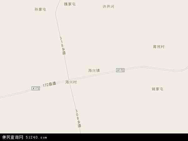 海兴镇地图 