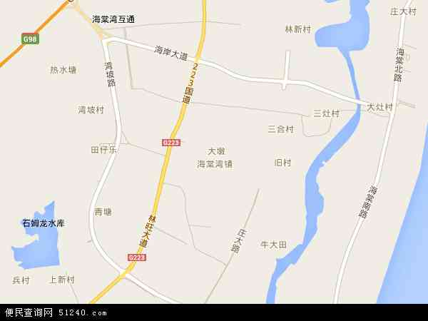 海棠湾镇地图 - 海棠湾镇电子地图 - 海棠湾镇高清地图 - 2024年海棠湾镇地图