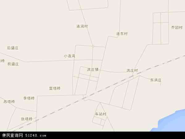 洪庄镇地图 - 洪庄镇电子地图 - 洪庄镇高清地图 - 2024年洪庄镇地图
