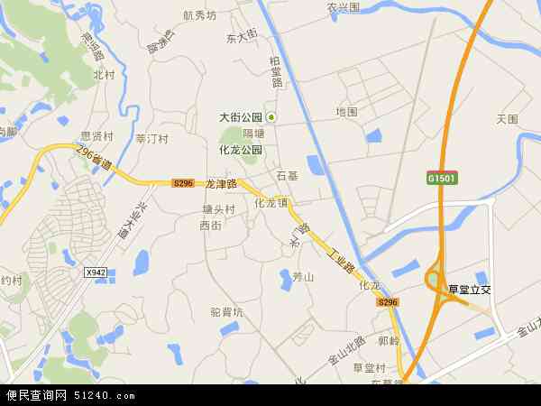 化龙镇地图 - 化龙镇电子地图 - 化龙镇高清地图 - 2024年化龙镇地图