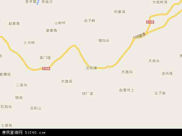 汉阳镇地图 - 汉阳镇电子地图 - 汉阳镇高清地图 - 2024年汉阳镇地图