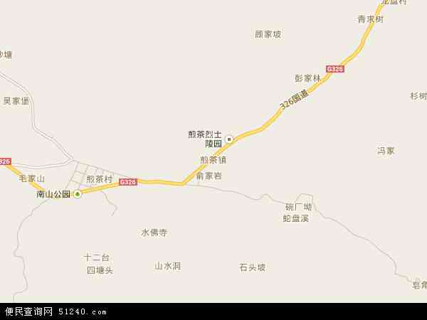 煎茶镇地图 - 煎茶镇电子地图 - 煎茶镇高清地图 - 2024年煎茶镇地图