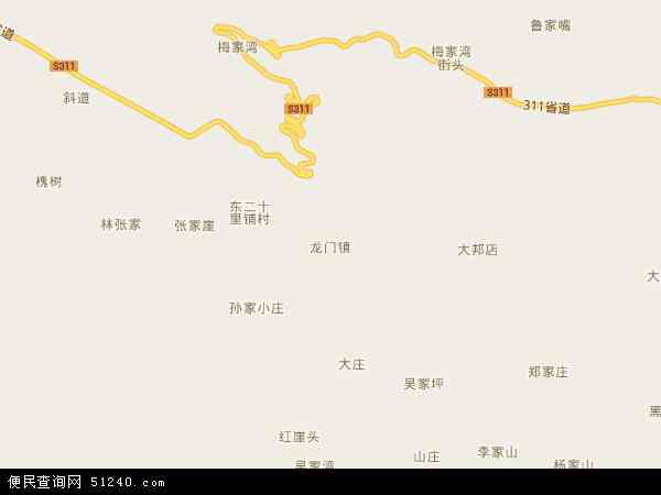 中国 甘肃省 定西市 临洮县 龙门镇龙门镇卫星地图 本站收录有:2021