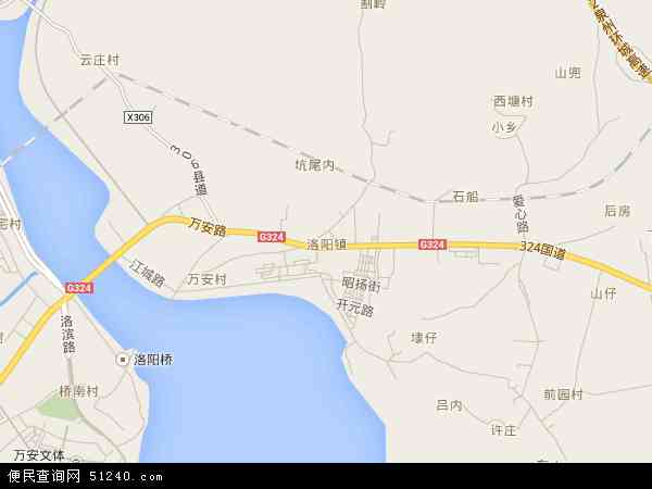 洛阳镇地图 - 洛阳镇电子地图 - 洛阳镇高清地图 - 2024年洛阳镇地图